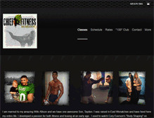 Tablet Screenshot of chieffitness30.com